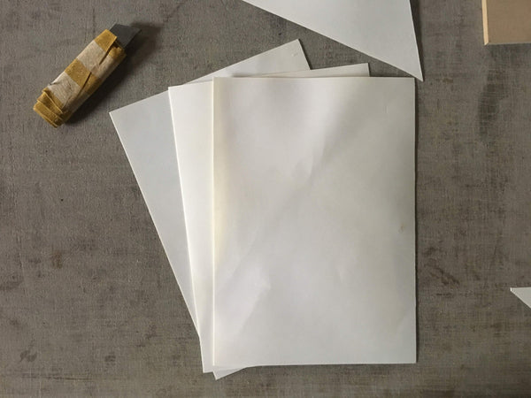 White Goatskin Parchment Paper - Vellum for Calligraphy & Crafts