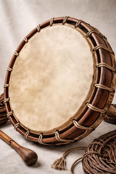 Goatskin Rawhide Drum Heads  Natural Unbleached Vellum Rounds for Frame Drums